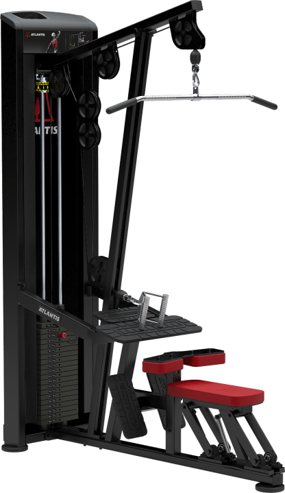 Lat Pulldown / Low Row Combo (Heavy Stack)
